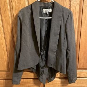 Gray blazer! Completely dope blazer with tail like a circus ring master.